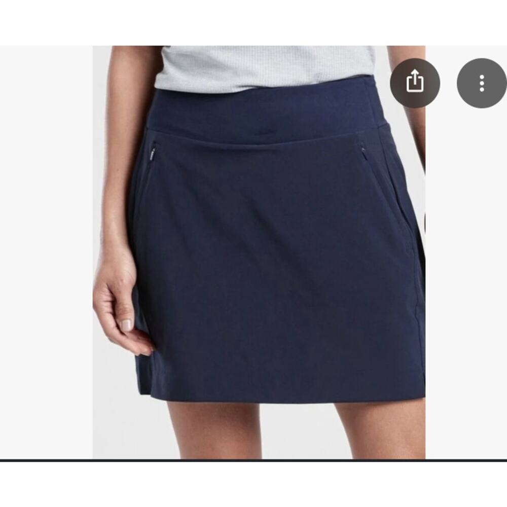 Athleta Navy Soho Skort size 16 EUC - Picture 1 of 6